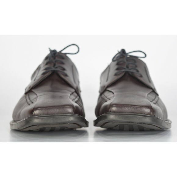 Belvedere Dumbarton Men\'s Size 11.5 Brown Leather Bike Toe Oxfords main image 6